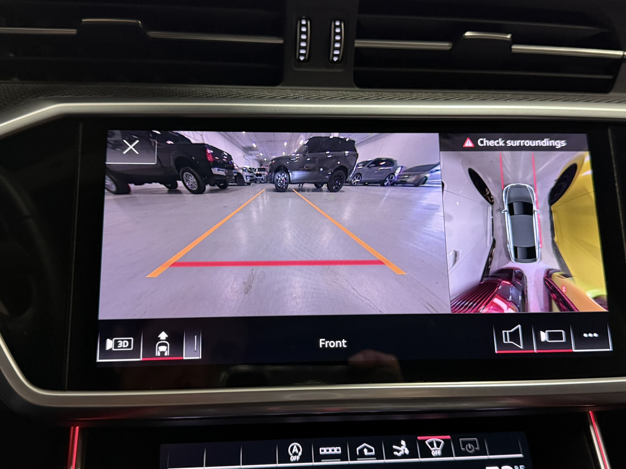 When installed correctly, the Platypus License Plate Mount will not interfere with the parking sensors. 