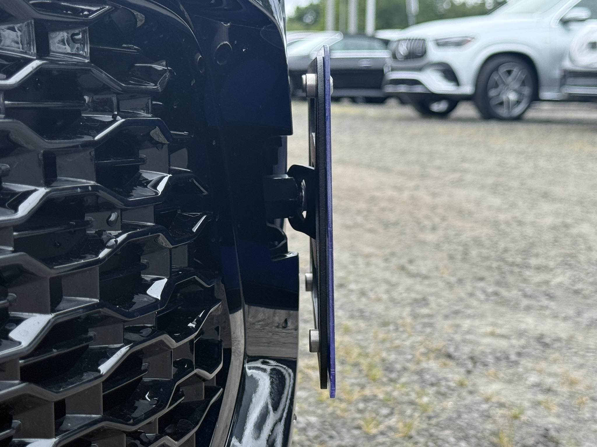 The Platypus License Plate Mount for Audi RS Q8 2020 to 2025