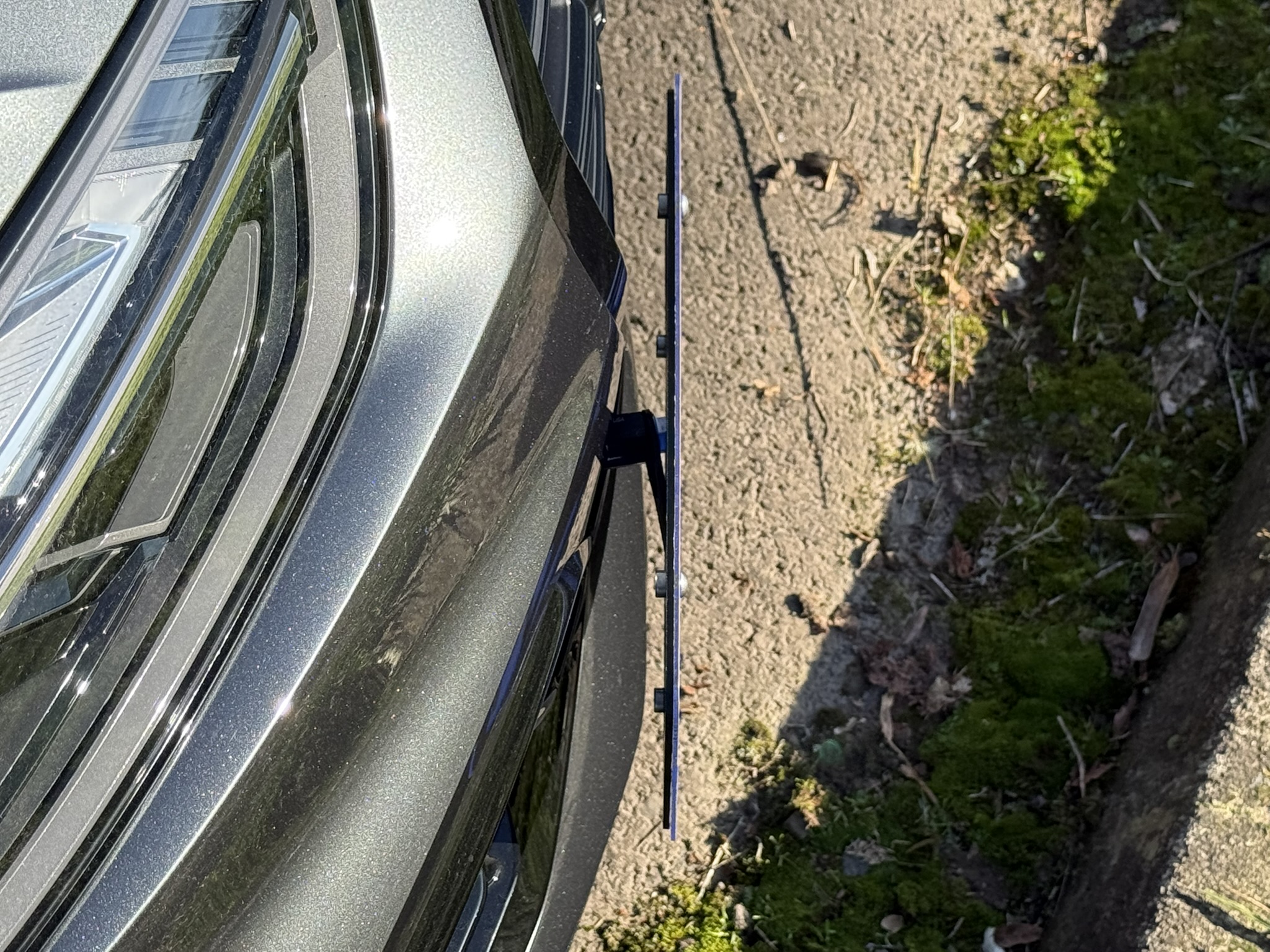 The Platypus License Plate Mount for Audi SQ5 80A 2018 to 2025