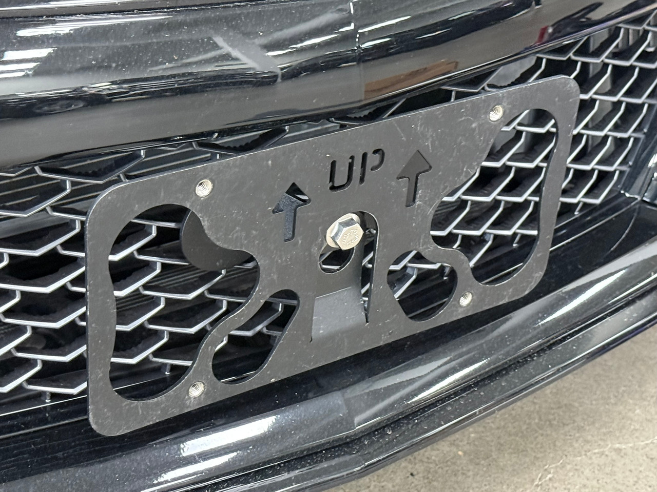The Platypus License Plate Mount for Cadillac CT4 2020 to 2025