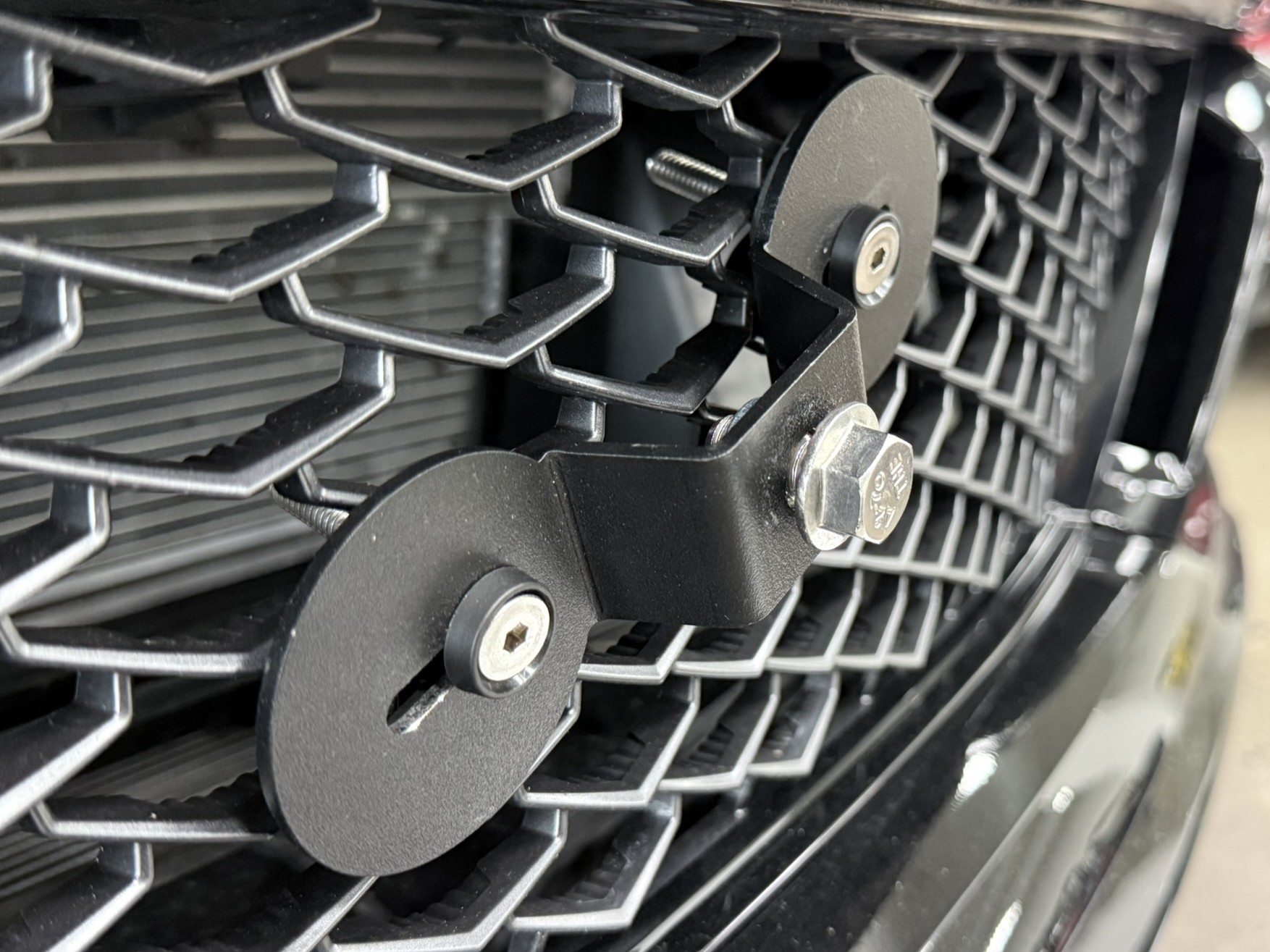 The Platypus License Plate Mount for Cadillac ATS Coupe 2015 to 2019