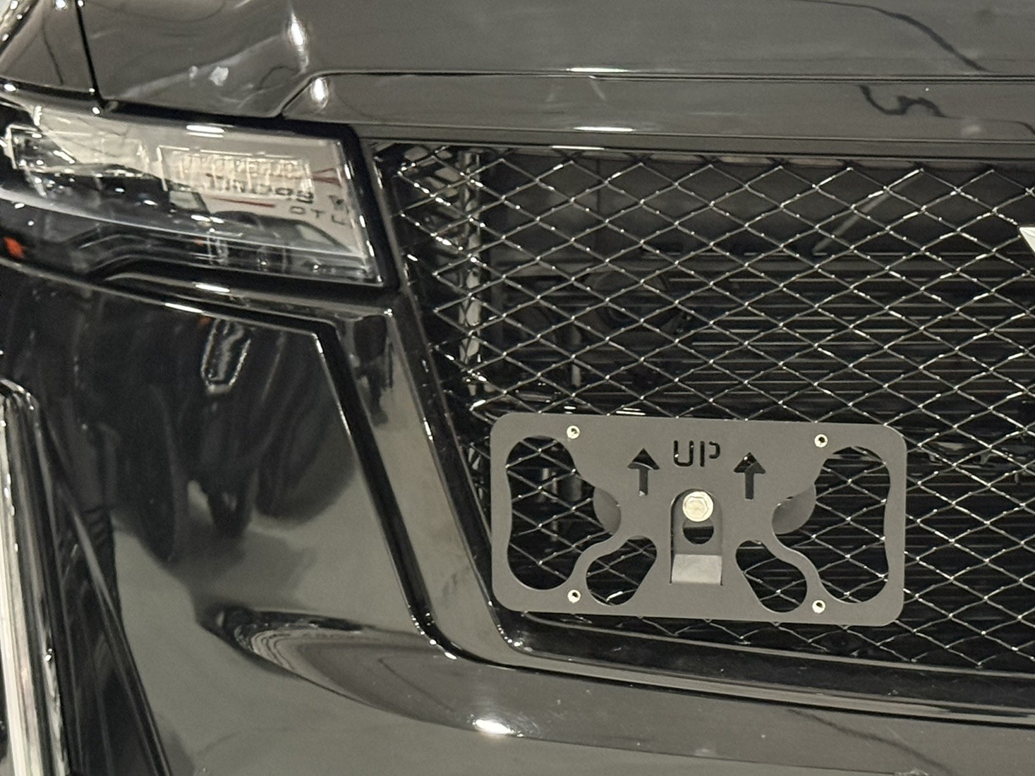 The Platypus License Plate Mount for Cadillac Escalade ESV 5th gen 2021 to 2025