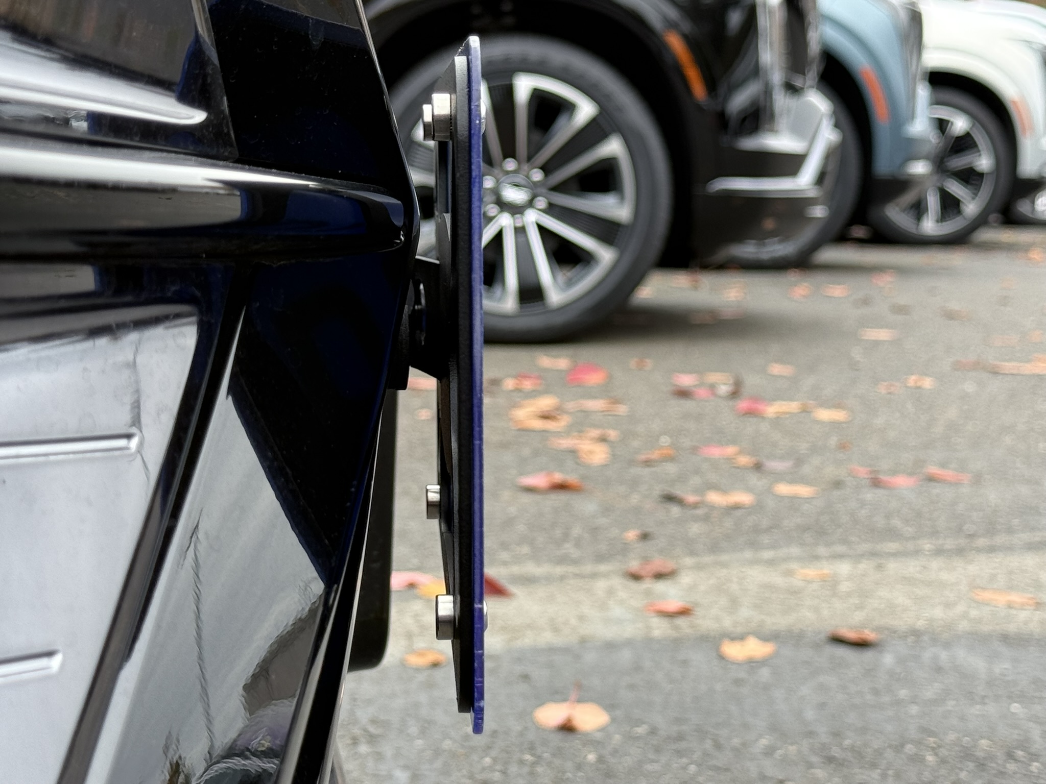 The Platypus License Plate Mount for Cadillac LYRIQ 2023 to 2026