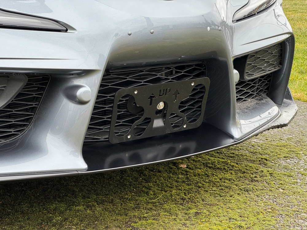 The Platypus License Plate Mount for Chevrolet Volt 2nd gen 2016 to 2019