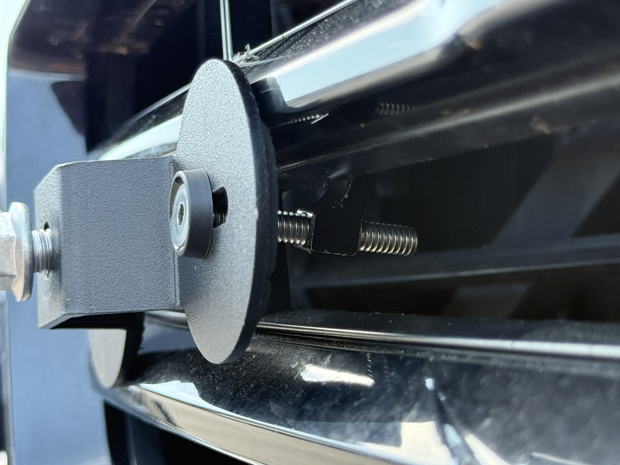 The Platypus License Plate Mount for Chevrolet Suburban 11th gen 2015 to 2024