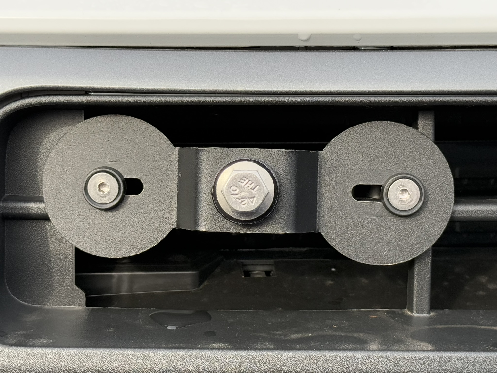 The Platypus License Plate Mount for Ford Bronco Sport 2021 to 2024