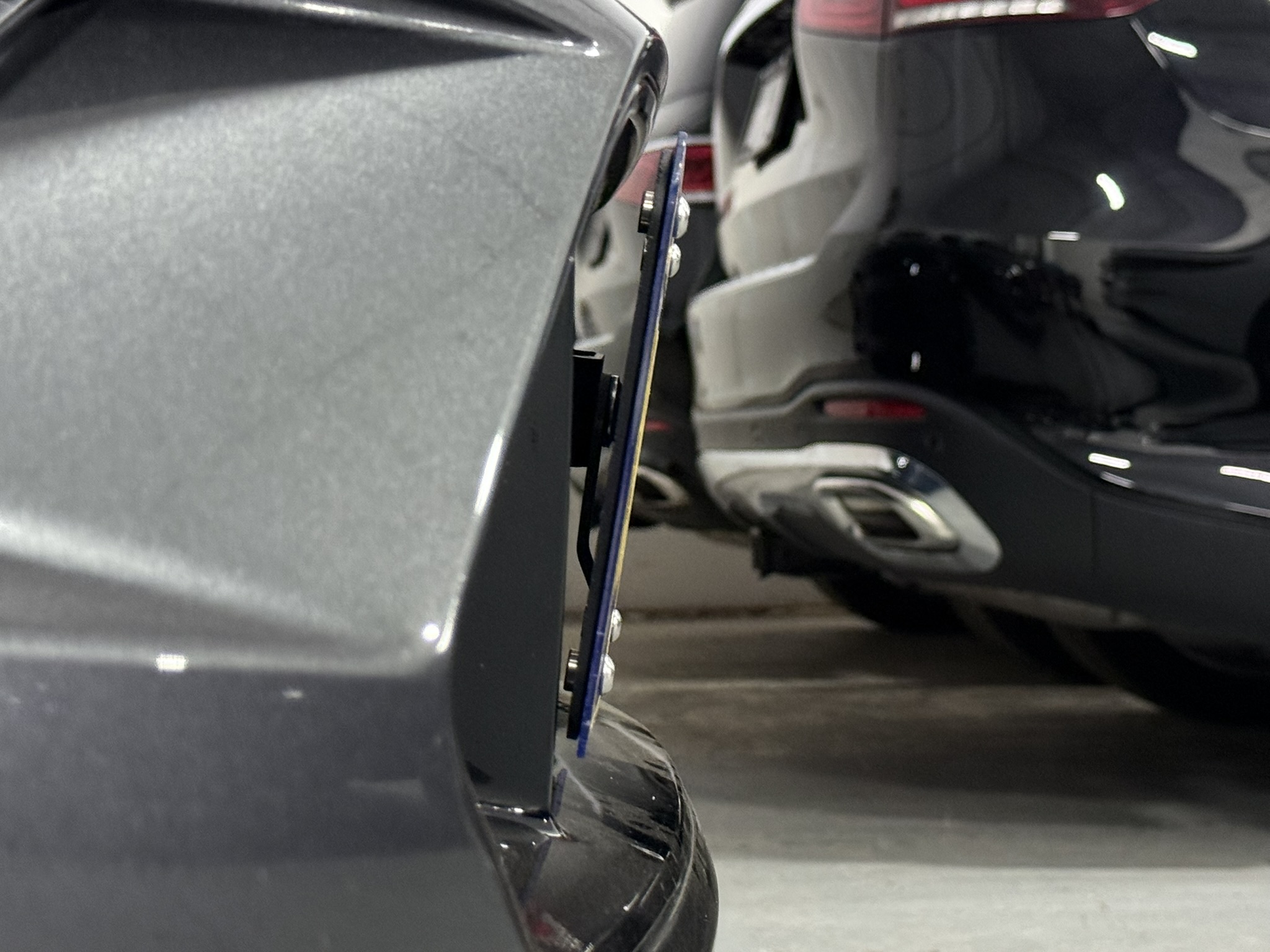 The Platypus License Plate Mount for Ford Mustang 6th gen 2015 to 2023