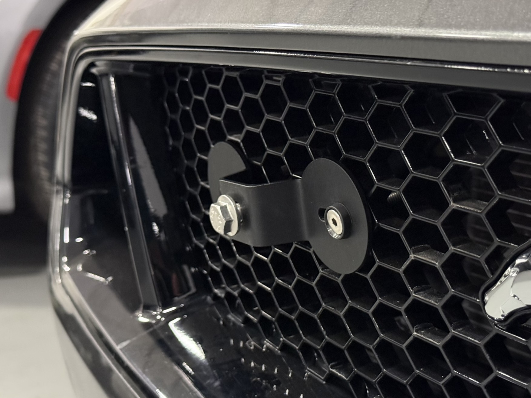 The Platypus License Plate Mount for Ford Mustang 6th gen 2015 to 2023