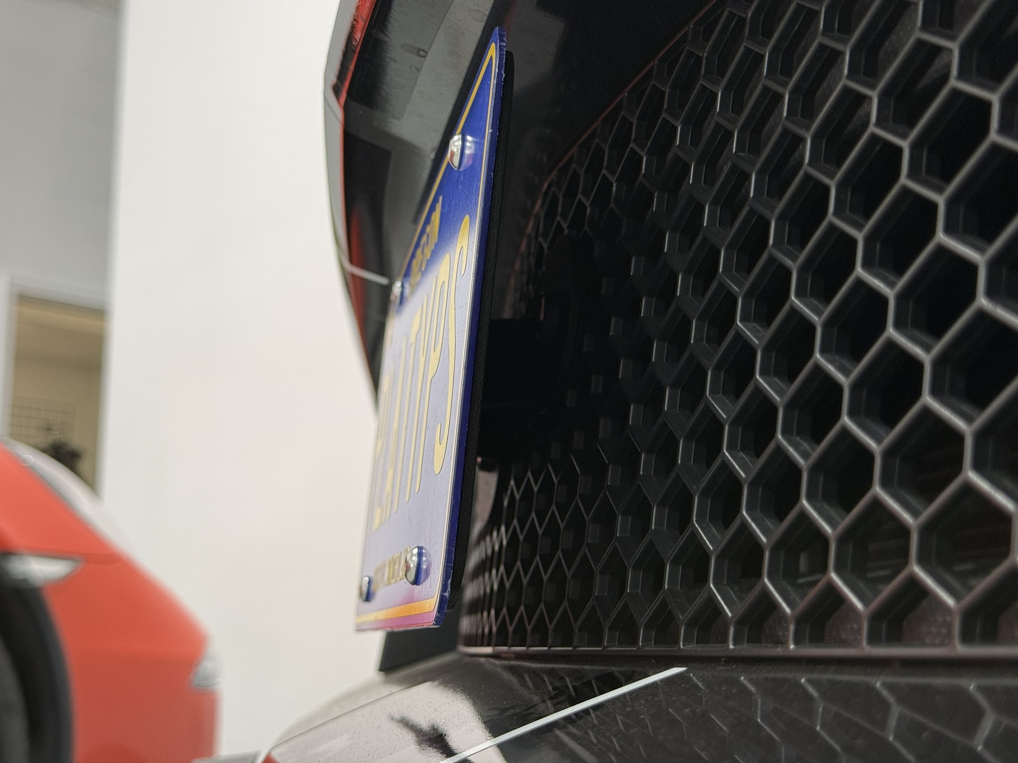 The Platypus License Plate Mount for Ford Mustang 6th gen 2015 to 2023