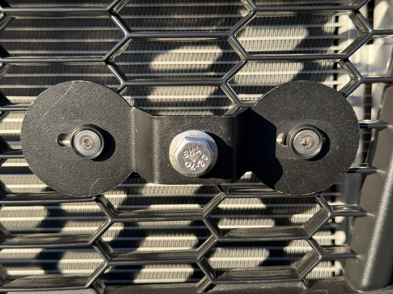 The Platypus License Plate Mount for Ford Transit Passenger Van 2019 to 2024