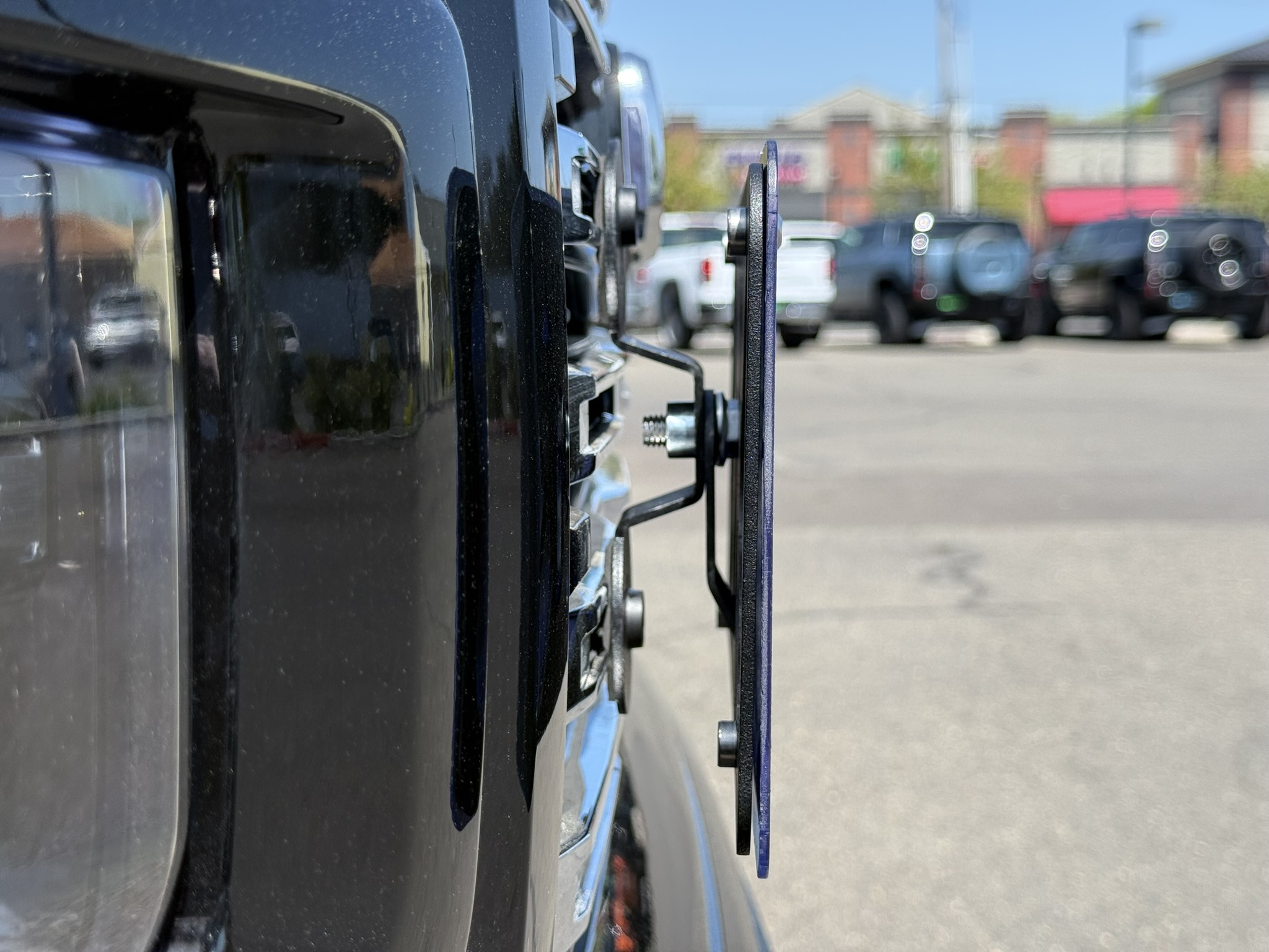 The Platypus License Plate Mount for GMC Canyon (Denali) 3rd gen 2023 to 2025