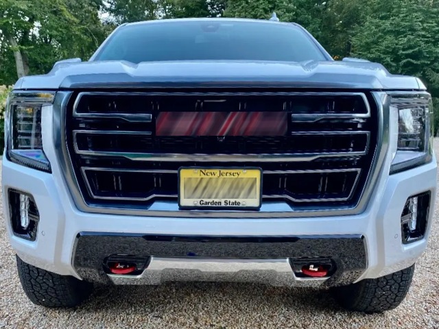 The Platypus License Plate Mount for GMC Yukon XL 5th gen 2015 to 2023