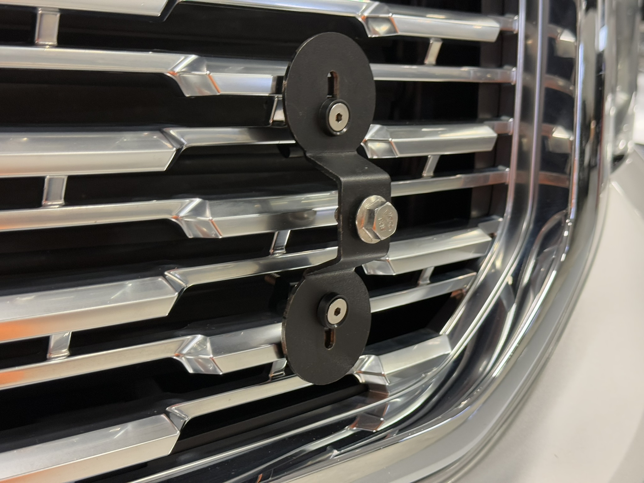 The Platypus License Plate Mount for GMC Yukon XL 5th gen 2015 to 2024