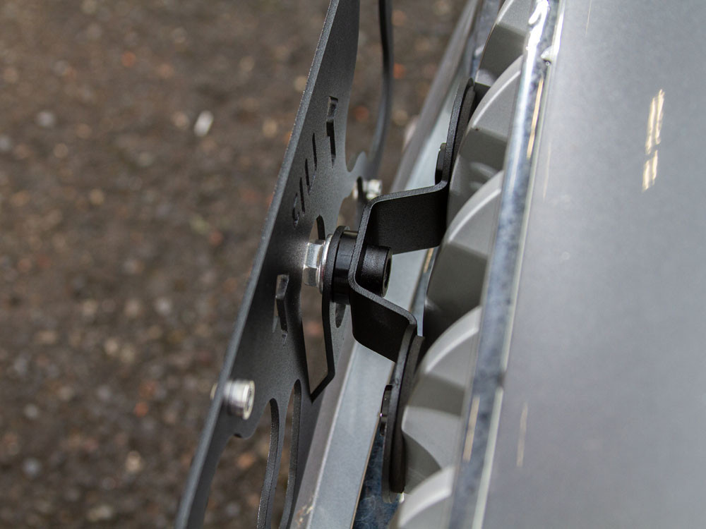 The Platypus License Plate Mount for Jaguar X-Type 2002 to 2008