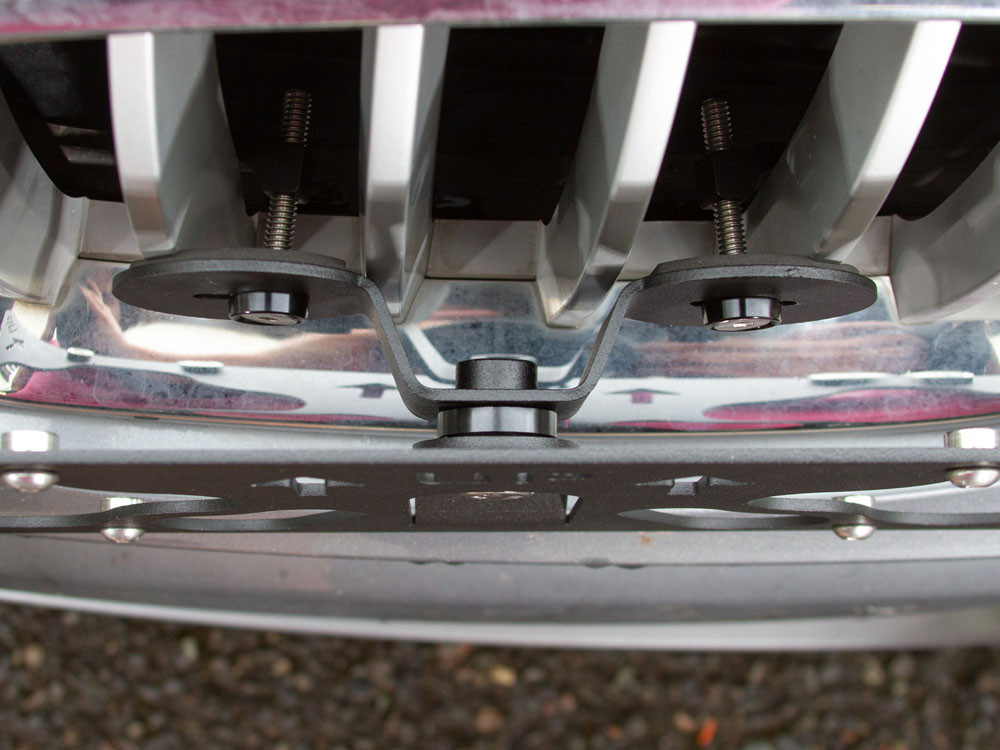 The Platypus License Plate Mount for Jaguar XJ-Series X351 2011 to 2019