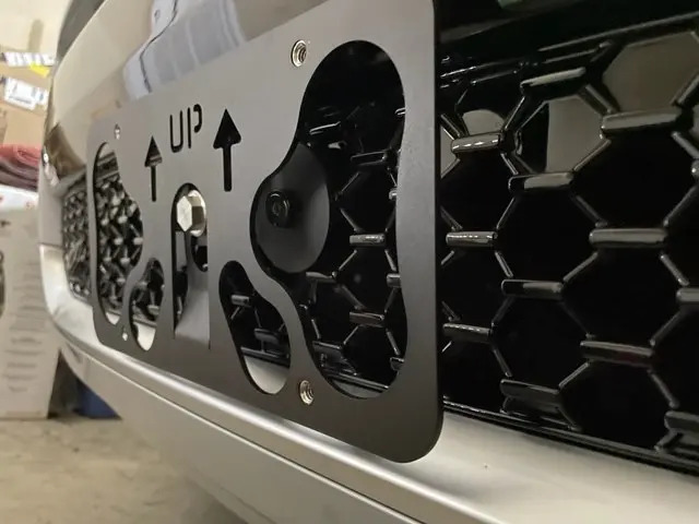 The Platypus License Plate Mount for Jeep Grand Wagoneer WS 2022 to 2024