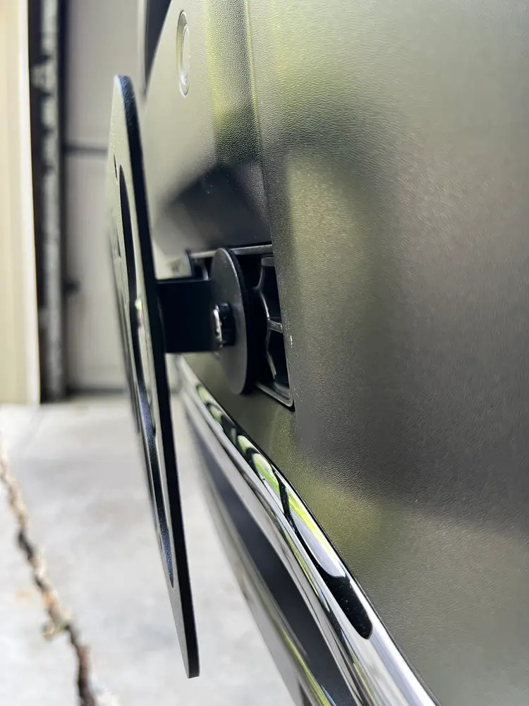 The Platypus License Plate Mount for Jeep Grand Wagoneer WS 2022 to 2024