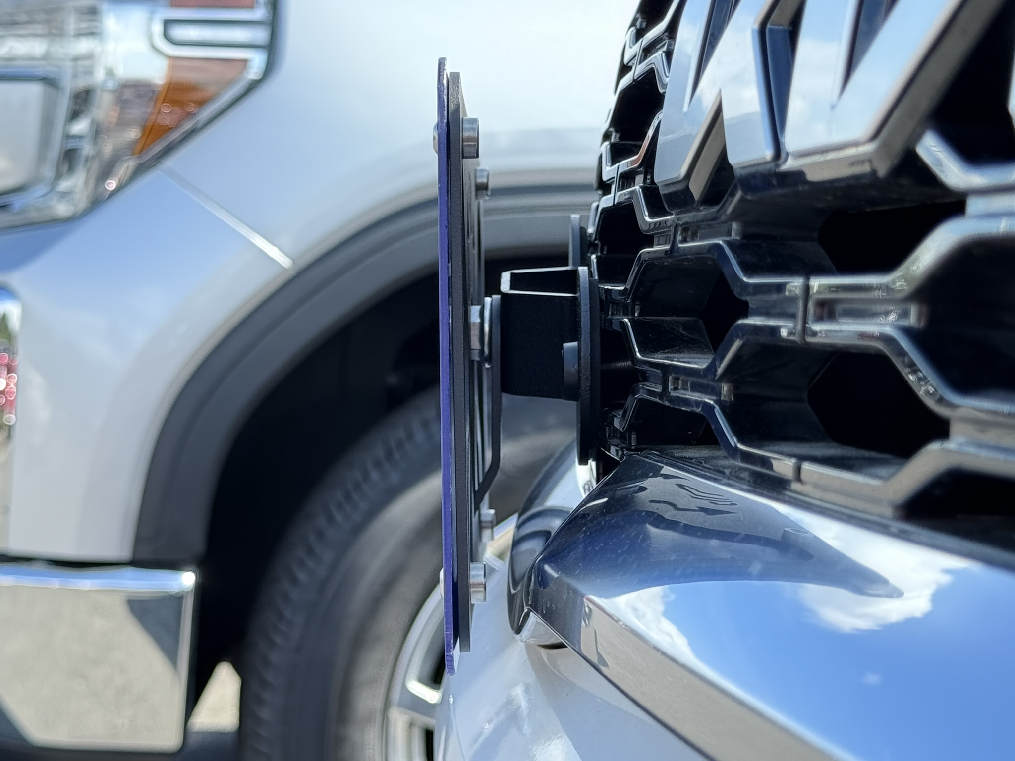 The Platypus License Plate Mount for Kia Telluride 2020 to 2024