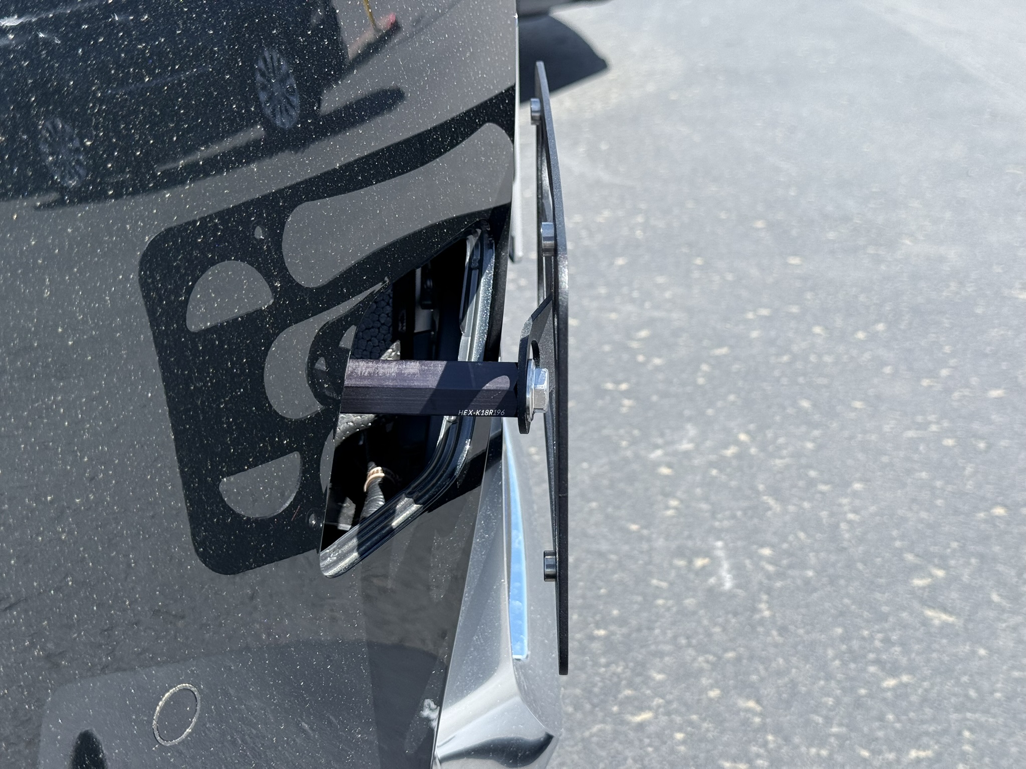 The Platypus License Plate Mount for Lexus UX ZA10 2019 to 2025