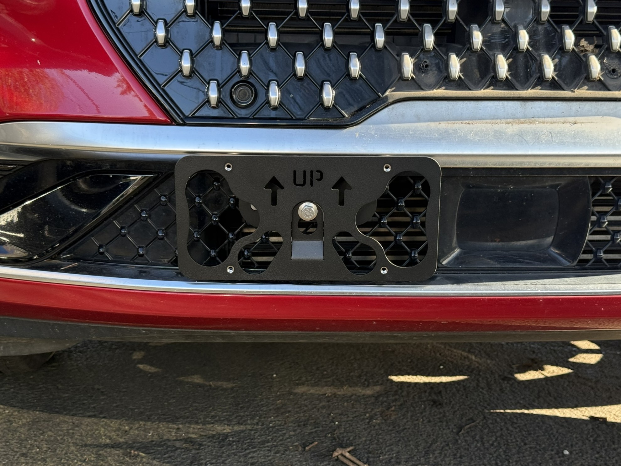 The Platypus License Plate Mount for Lincoln Nautilus 2nd gen 2024 to 2025