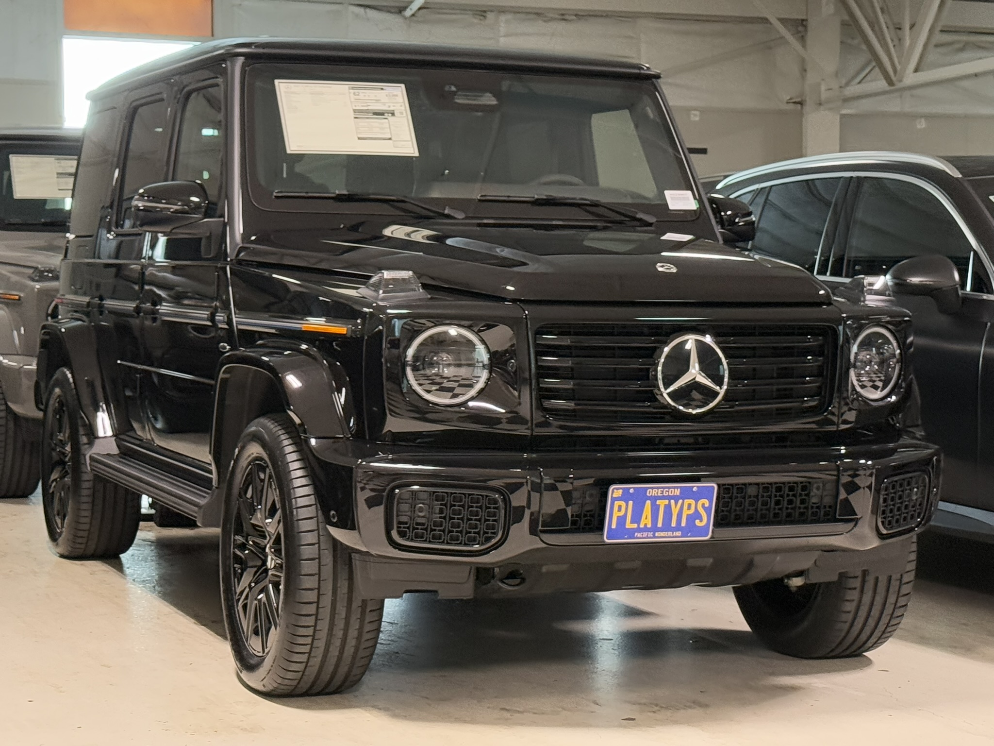 The Platypus License Plate Mount for Mercedes-Benz G-Class W463 2nd gen 2019 to 2024 Base
