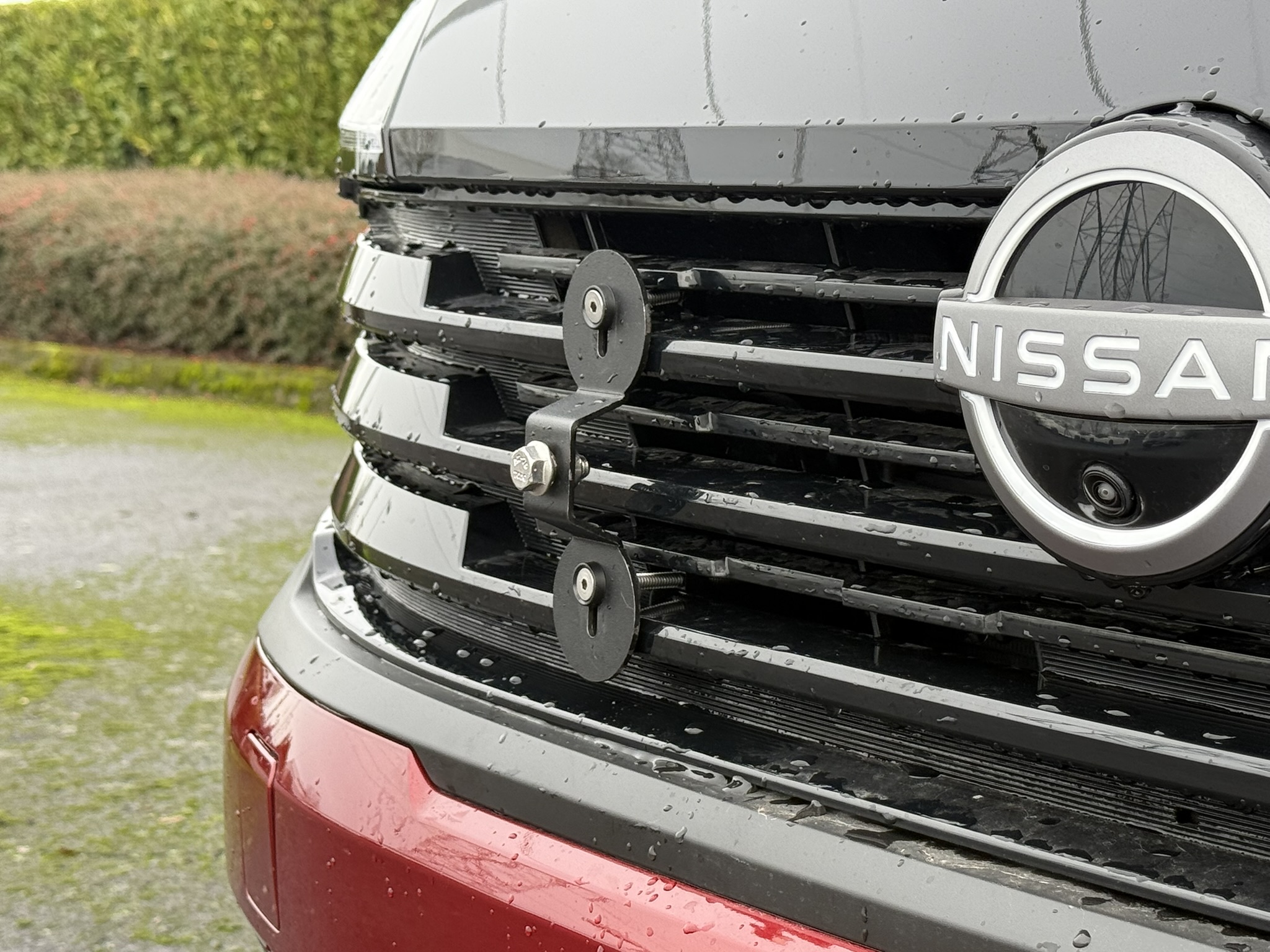 The Platypus License Plate Mount for Nissan Kicks 1st gen P15 2018 to 2025