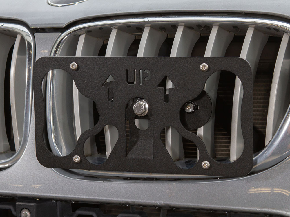 The Platypus License Plate Mount for Nissan Murano 3rd gen 2015 to 2024