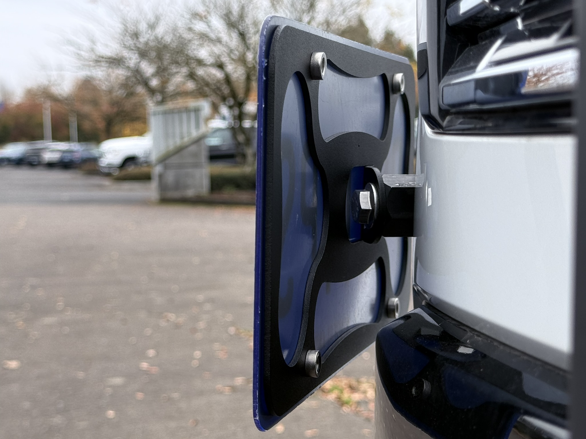 The Platypus License Plate Mount for Nissan Rogue 3rd gen T33 2021 to 2026 2024+ (Facelift)