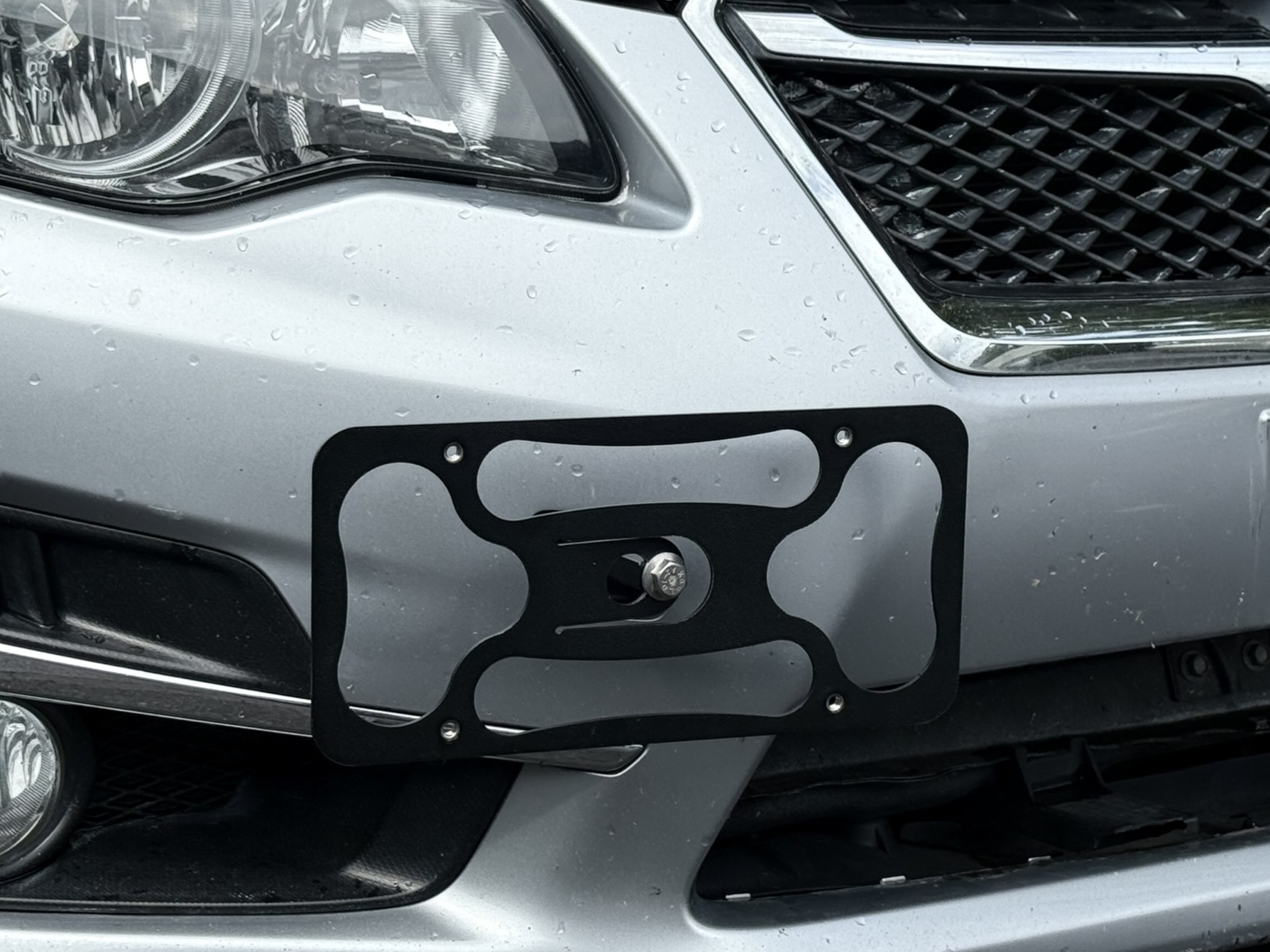 The Platypus License Plate Mount for Subaru Impreza 4th gen GP/GJ 2012 to 2016