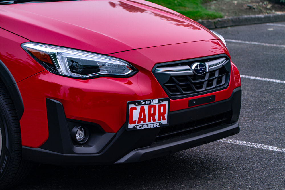 The Platypus License Plate Mount for Subaru XV Crosstrek 4th gen GP/GJ 2013 to 2015