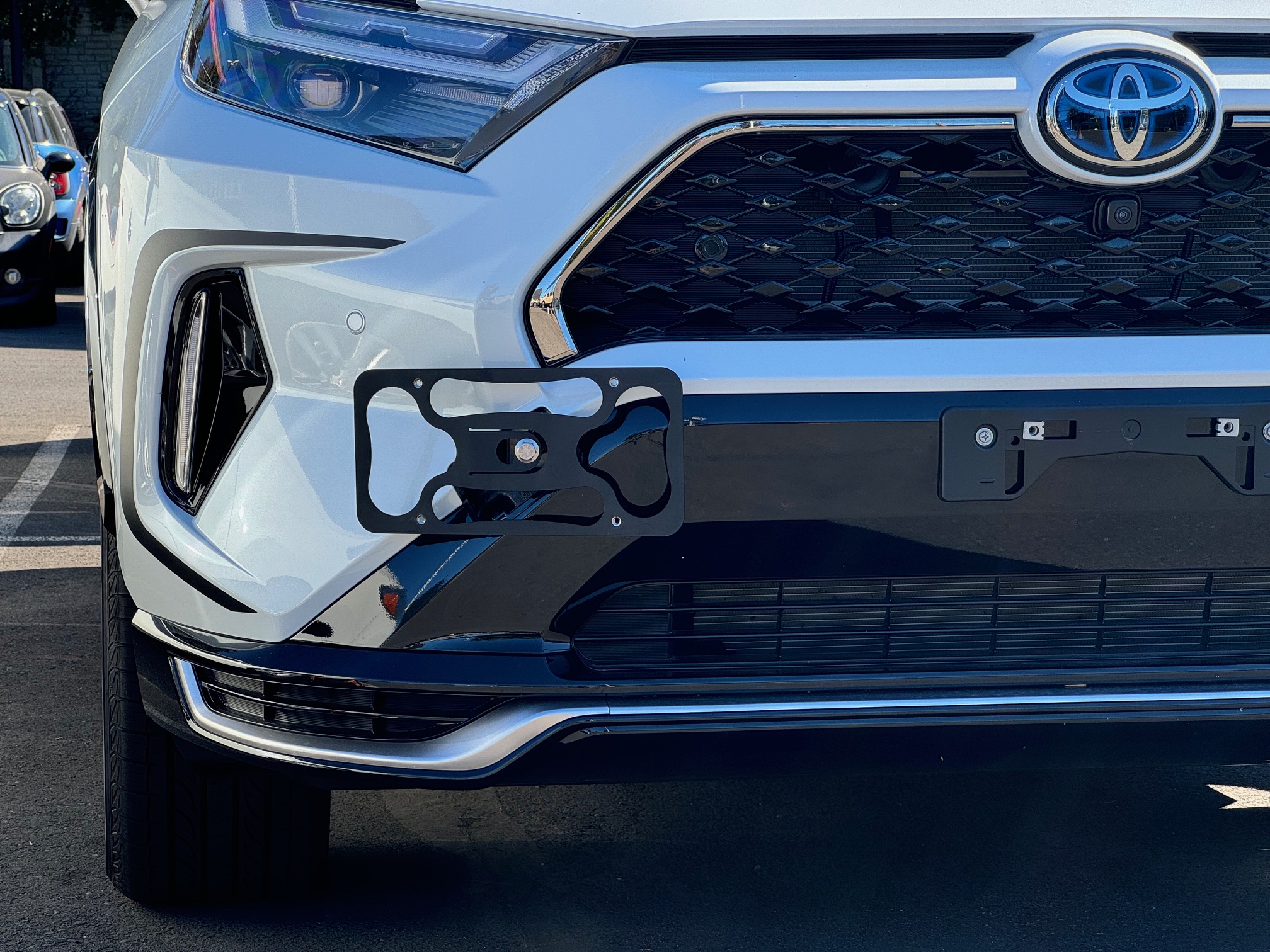 The Platypus License Plate Mount for Toyota RAV4 Prime 5th gen The Platypus License Plate Mount for Toyota RAV4 Prime 5th gen