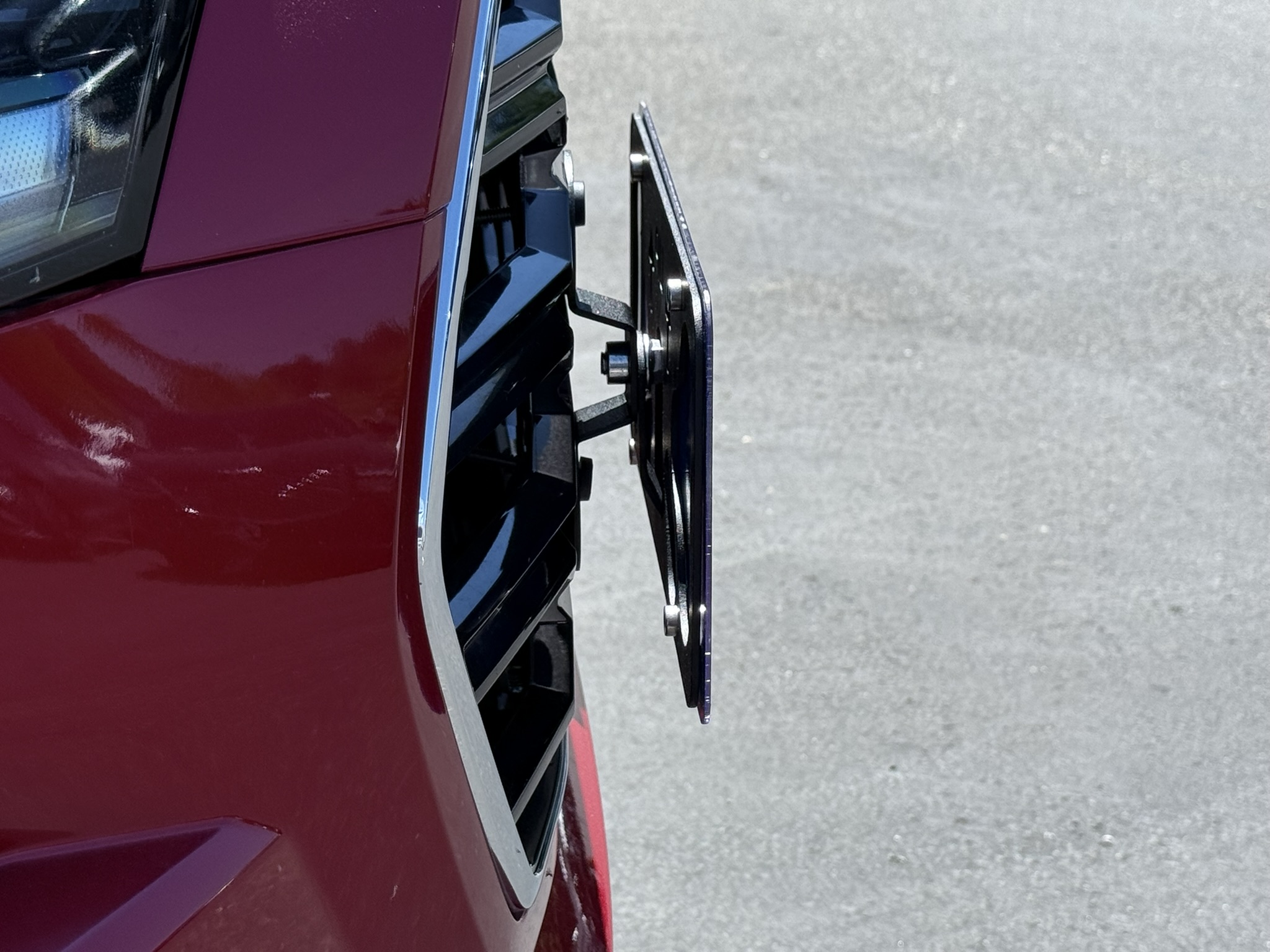 The Platypus License Plate Mount for Toyota Sequoia 3rd gen XK80 2023 to 2026