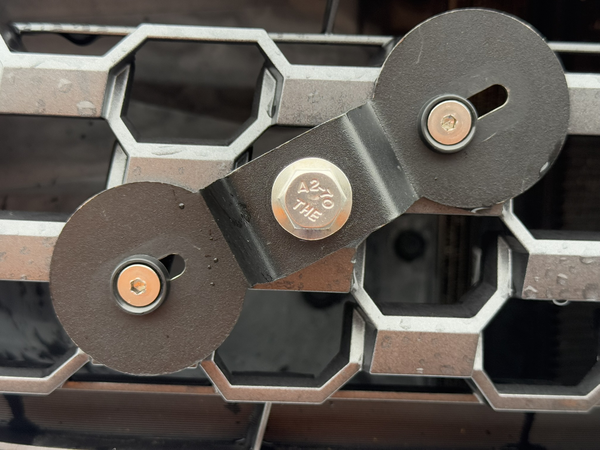 The Platypus License Plate Mount for Toyota Tundra 3rd gen XC50 2014 to 2021