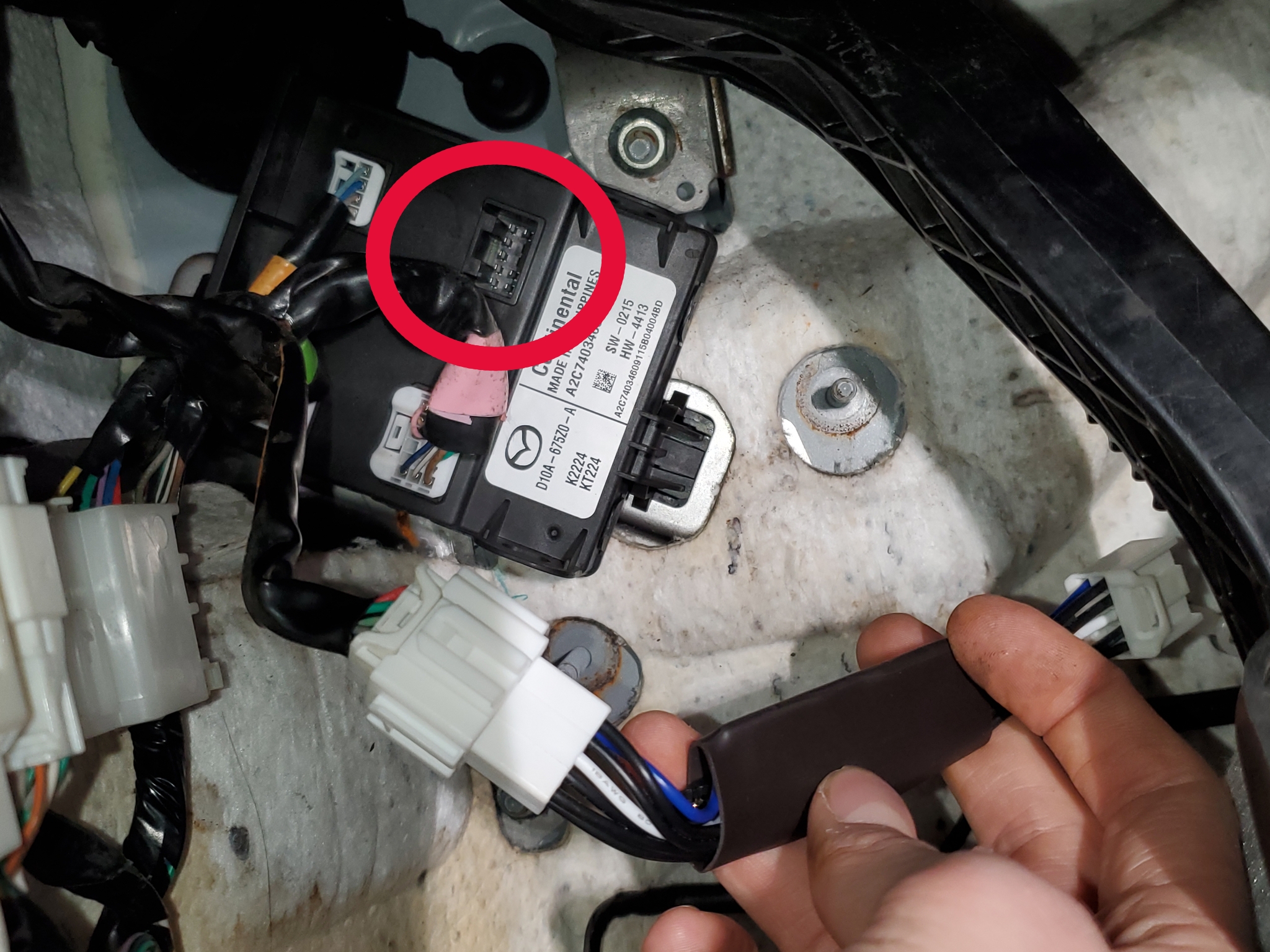 MX5 Things DRL Harness replace OEM with DRL harness plug