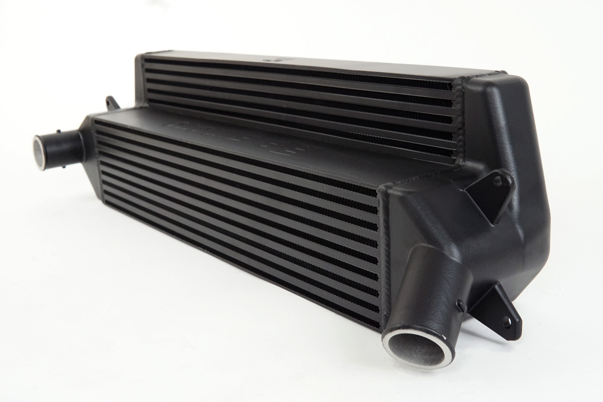 Stepped Core Intercooler for Hyundai Veloster 2nd gen JS 2019 to 2022 Veloster N (Manual Transmission) Black