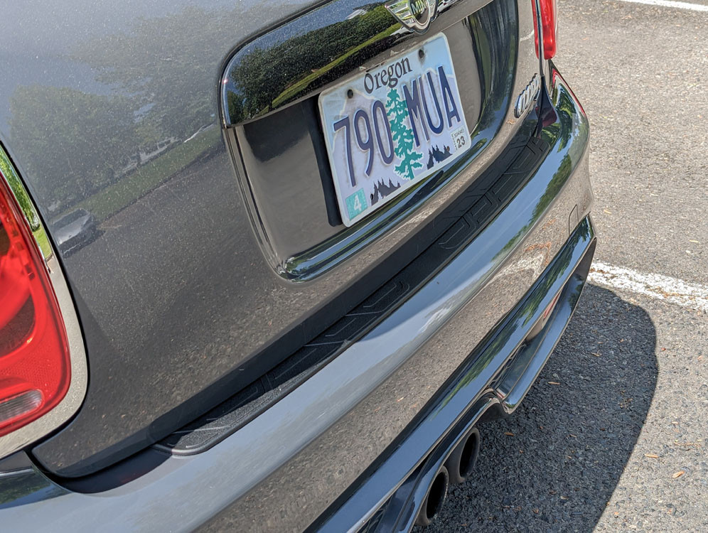 Bumper Guard for MINI Convertible F57 2016 to 2023 Rubber Version