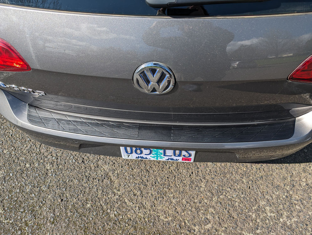 Bumper Guard for Volkswagen Golf R A7 Typ 5G 2015 to 2019