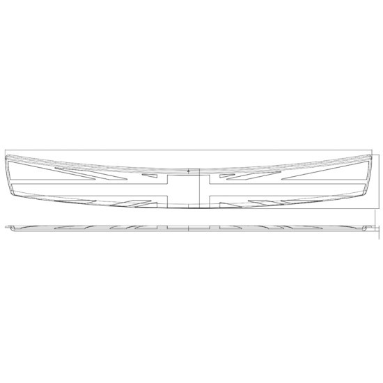 Bumper Guard for Honda Crosstour 2012 to 2015