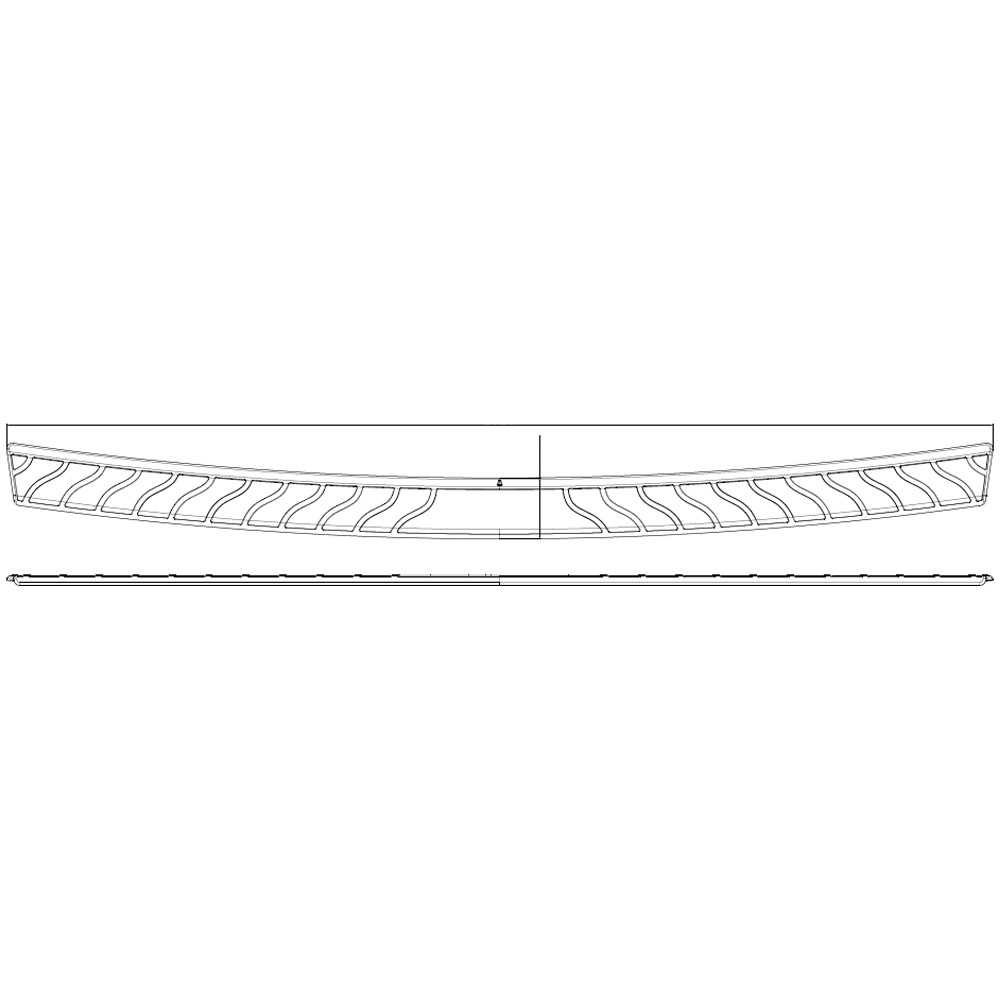 Bumper Guard for Toyota Highlander 4th gen XU70 2020 to 2024