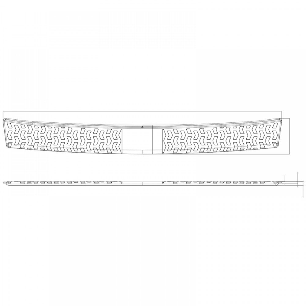 Bumper Guard for Ford Focus 3rd gen 2012 to 2018 Sedan Only