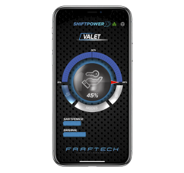 The Valet Mode screen in the Shiftpower app