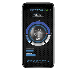 The Valet Mode screen in the Shiftpower app