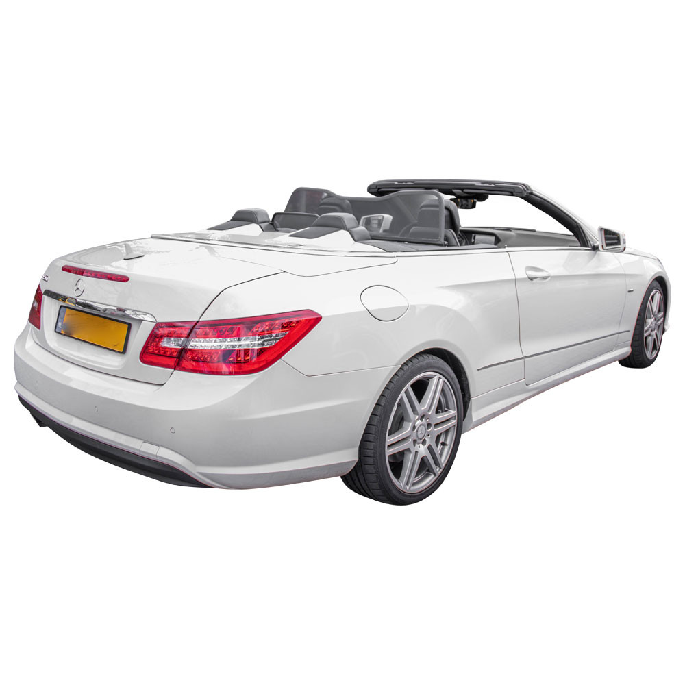 Convertible Wind Deflector for Mercedes-Benz E-Class W212 2010 to 2016 insalled rear