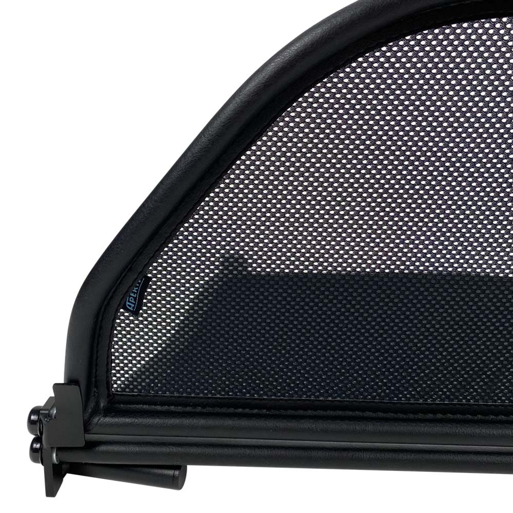 Convertible Wind Deflector for Ford Mustang 6th gen 2015 to 2023 Lightbar, Drilling Required closeup of mesh