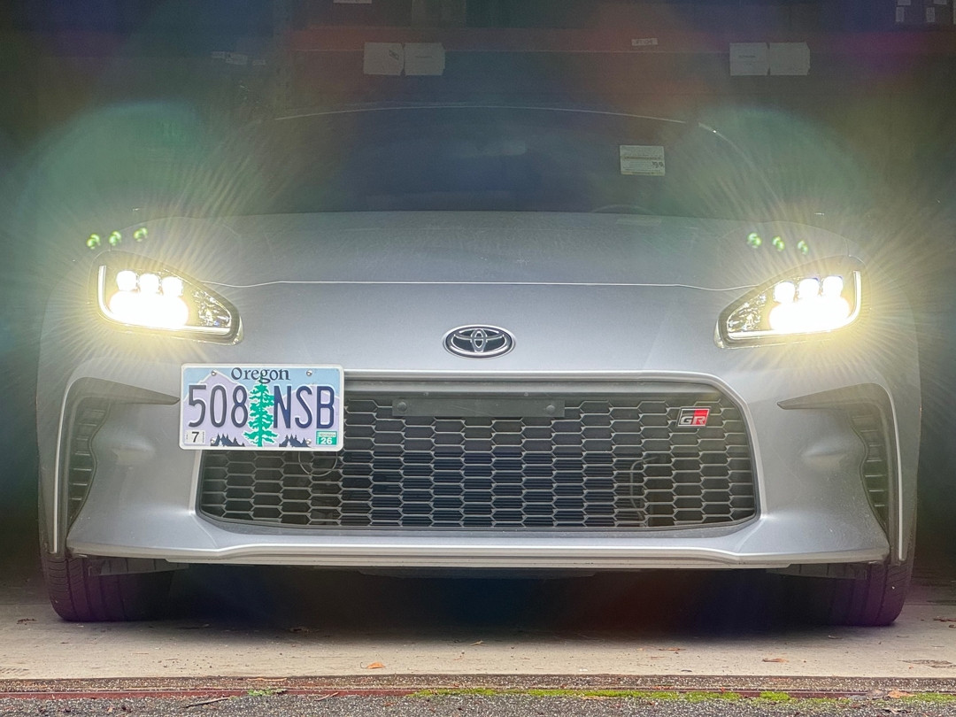 AlphaRex Projection Headlights for Toyota GR86 2022 to 2023 NOVA-Series LED Base model without adaptive headlights