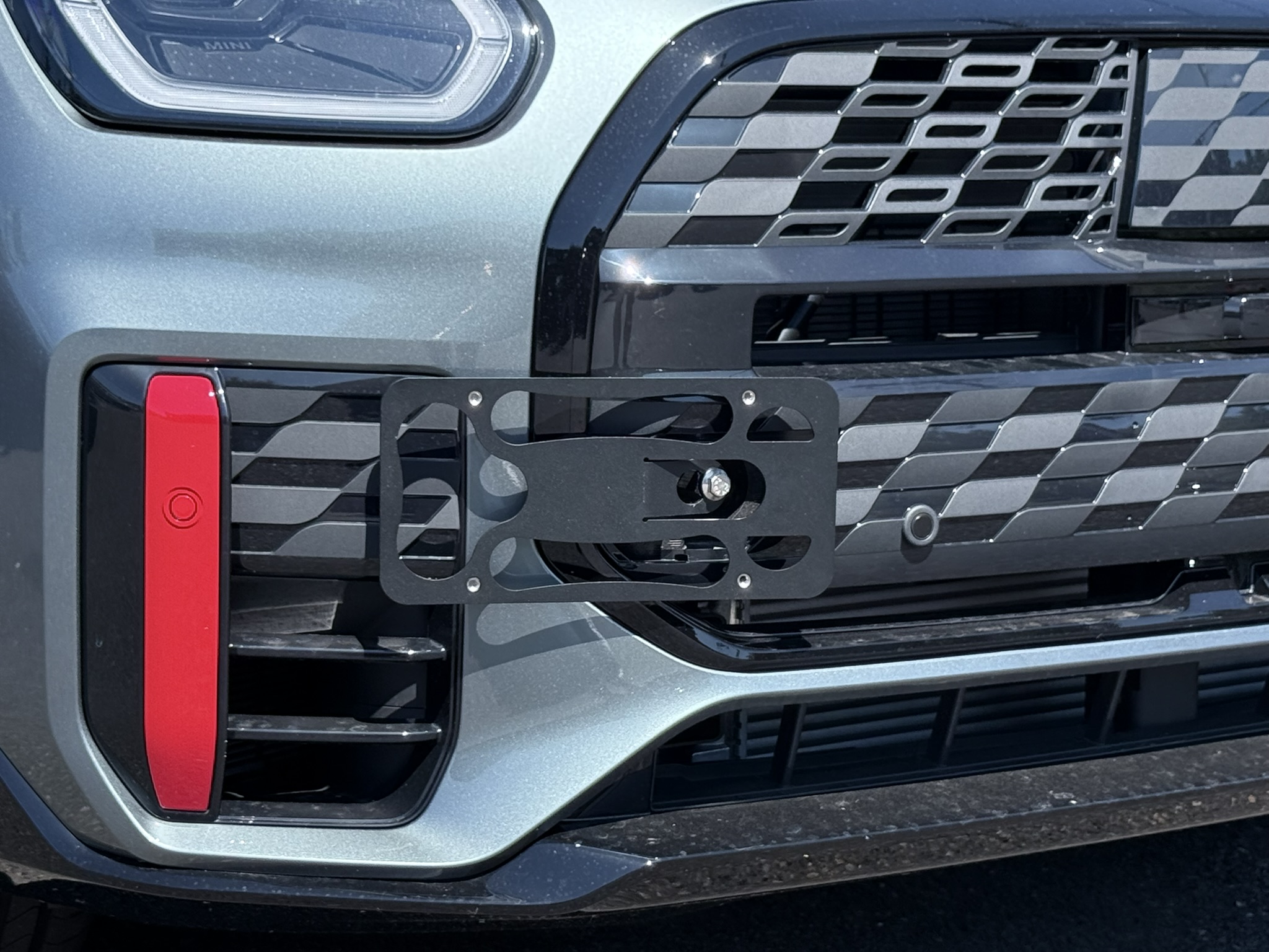 The Platypus License Plate Mount for MINI Countryman U25 2025 to 2025