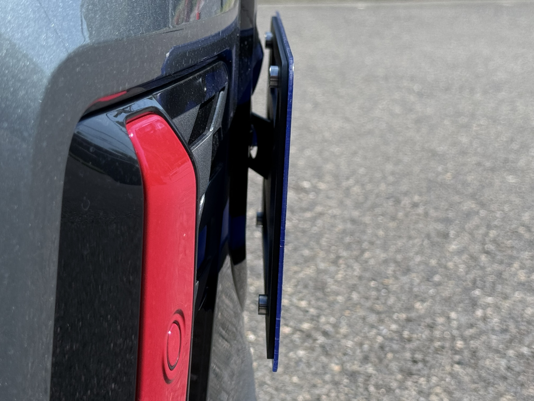 The Platypus License Plate Mount for MINI Countryman U25 2025 to 2025