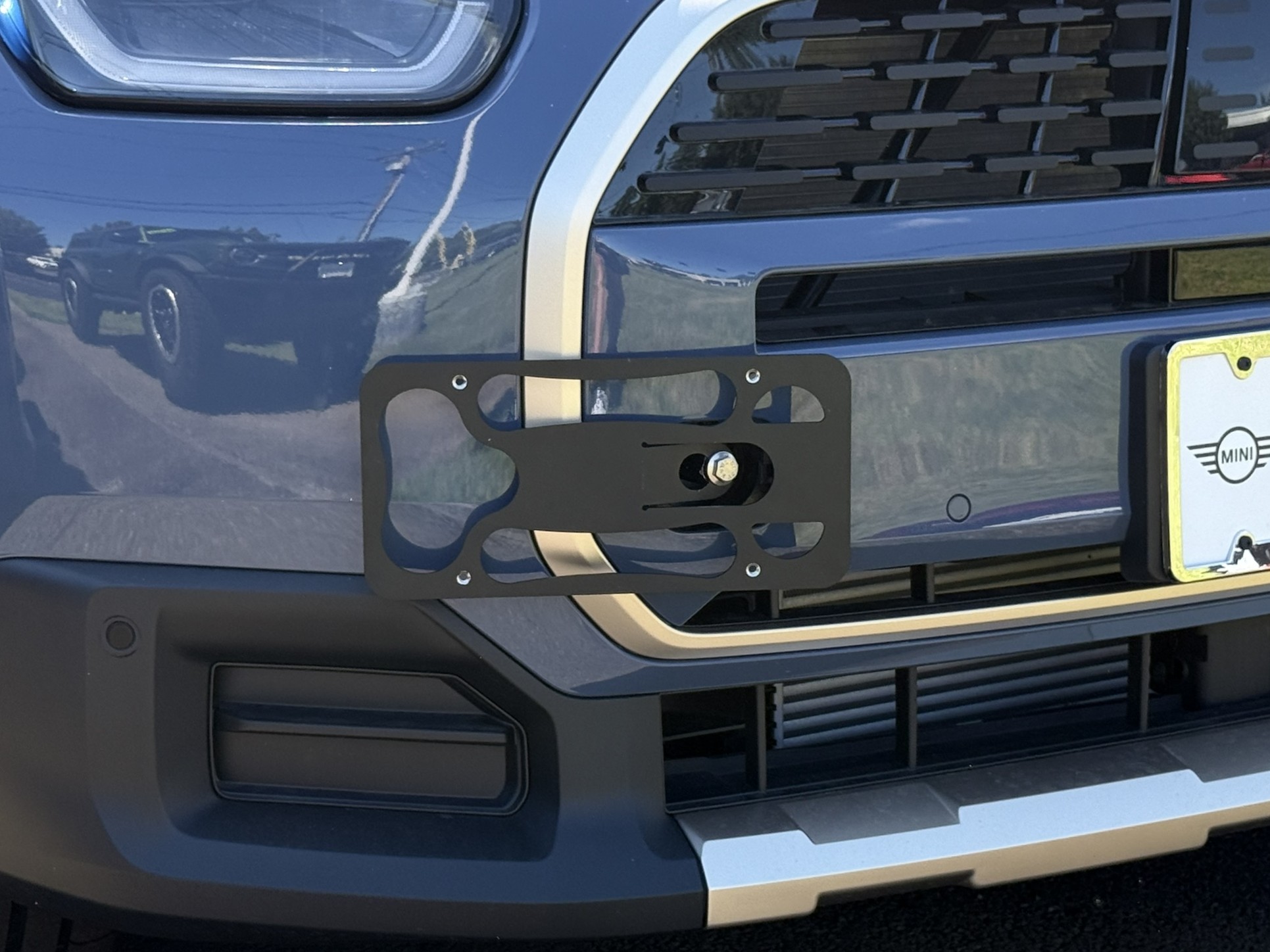 The Platypus License Plate Mount for MINI Countryman U25 2025 to 2025