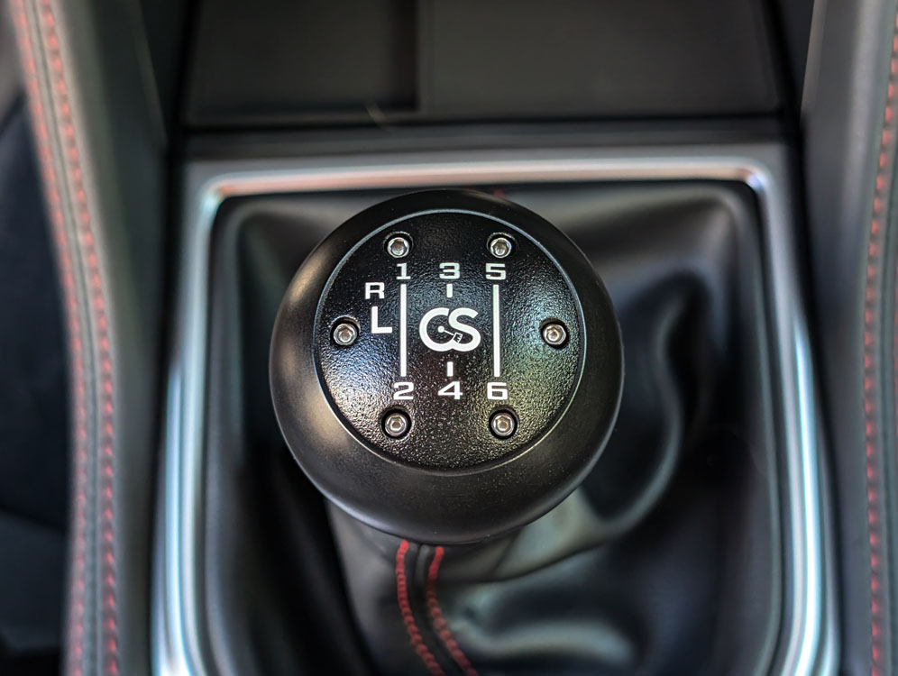 Shift Knob for Subaru WRX VB 2022 to 2024 Black