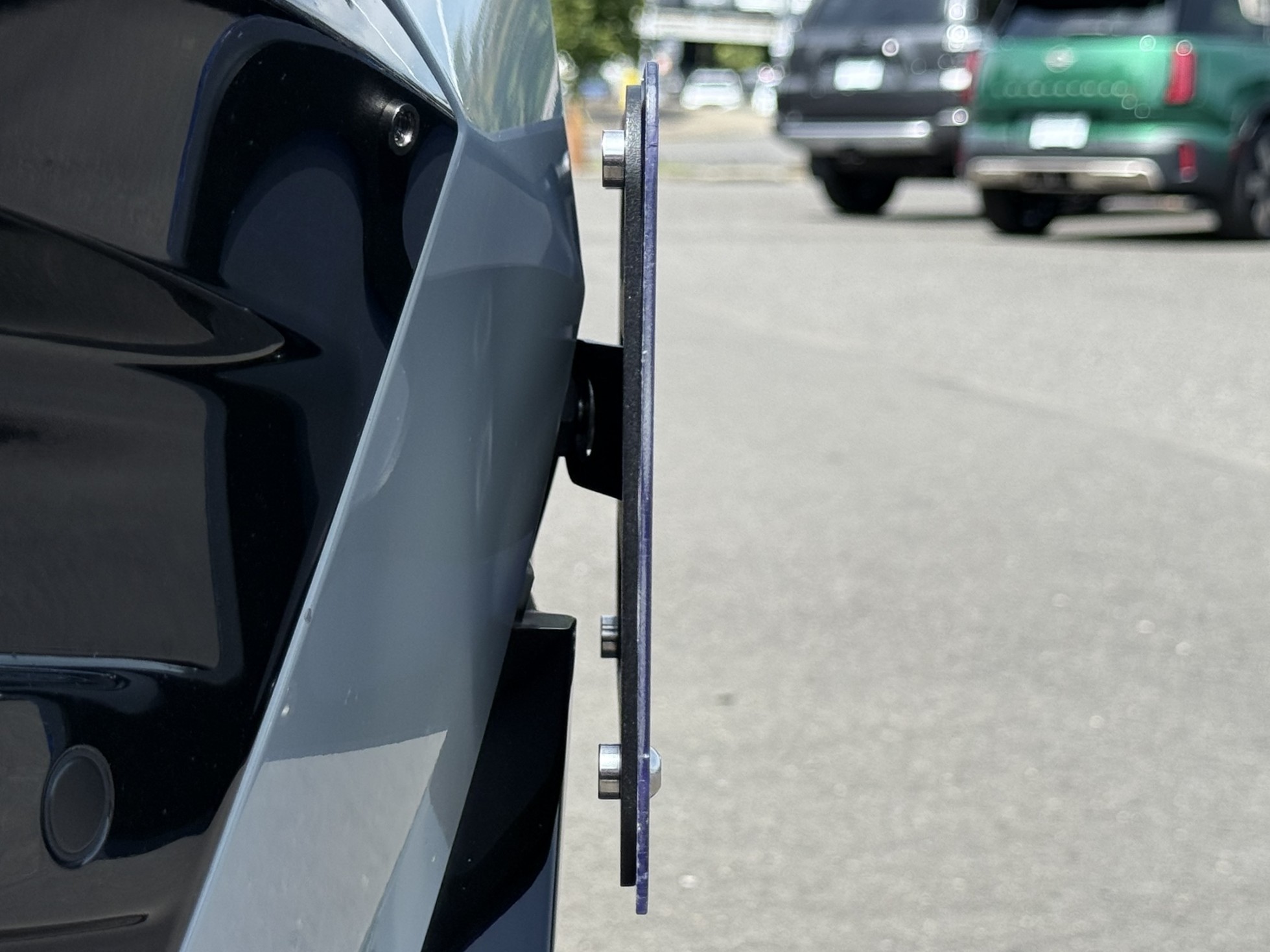 The Platypus License Plate Mount for BMW X1 U11 2023 to 2025 M Sport Package &amp; M35i